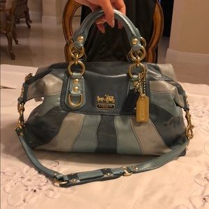 Coach purse with shoulder strap